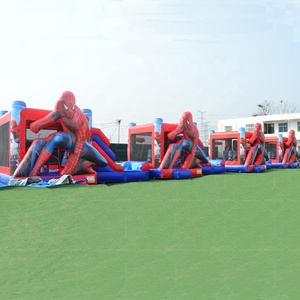 Lâu Đài Bơm Hơi Cho Người Nhện Thương Mại Có Lều Nhảy Bể Bơi Trượt Nước Bouncy Lâu Đài Bơm Hơi Cho Trẻ Em Người Nhện - Product Image 6