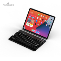 Rechargeable Keyboard Wireless Keyboard with Silicone Raised Protective Cover Slim Quiet Keyboard for Long Nail Women