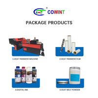 Cowint Personnalisé Fer-Sur Designer Autocollants De Transfert De Chaleur PET Matériel Sérigraphie Images pour Vêtements
