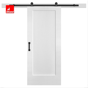 Porta Scorrevole in Legno Stile Fienile Dipinta di Bianco per Interni, <span class=keywords><strong>Cucina</strong></span> e Camera <span class=keywords><strong>da</strong></span> Letto - Product Image 6