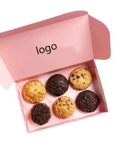 Nuova Scatola Personalizzata 2026 per <span class=keywords><strong>Biscotti</strong></span> Crumbl, Confezione Biodegradabile Pieghevole in Cartone per Pasticceria e <span class=keywords><strong>Biscotti</strong></span> - Product Image 3