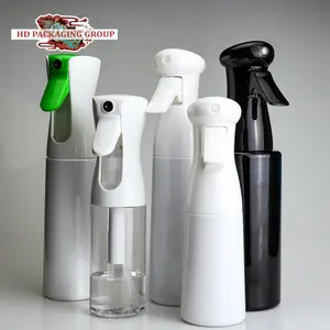 in stock black white custom color continuous water spray bottle