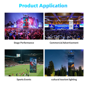 Pantalla LED Voladora para Espectáculos de Drones P20, Banner Flexible Comercial para Exteriores, Pantalla LED Voladora sin Drones - Product Image 6