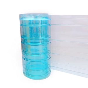 Rouleaux de rideaux en PVC transparent nervuré de haute qualité pour fenêtres et chambres froides - Product Image 6