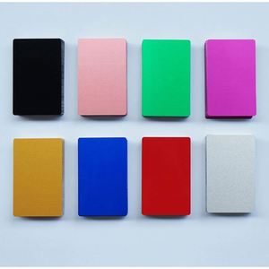 Wholesale Laser Engraving Marking Test Aluminum <b>Sheet</b> Metal Nameplate Provide Custom Logo Gift Business Card - Product Image 4