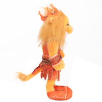 Peluche Lion Guerrier Personnalisée en Gros, Jouet Mascotte, Peluches Lion sur Mesure, Jouet Doux Lion de Taille Personnalisée