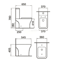 WC deux pièces à double chasse avec siphon en P en céramique, design moderne, économie d'eau, vente en gros pour salle de bain