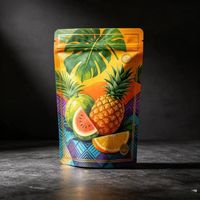 Sachets Doypack à Impression Numérique, Refermables avec Fermeture Éclair, en Matériau MOPP, Placement Stable, Sans Coût de Plaque pour les Emballages de Poudre Céramique et Pigments