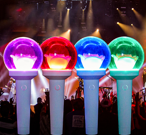 Logo personalizzato ha portato gli attrezzi da tifo <span class=keywords><strong>per</strong></span> feste concerti Fan meeting spedizione veloce fabbrica supporto diretto in plastica telecomandata - Product Image 1
