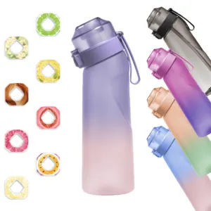 Custom Flavour Drink Air Smaken Taste Flawour Tritan Plastic Flavoring Up Scent Smell Water Bottle With Flavor Fruit Pod