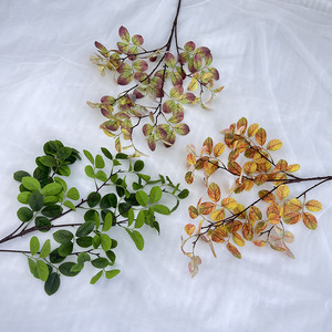 Fábrica de Flores Meiyu Craft, Hojas Artificiales de Murta de 30cm-100cm, Colores Otoñales, Decoración para el Hogar, Accesorios para Bodas - Product Image 2