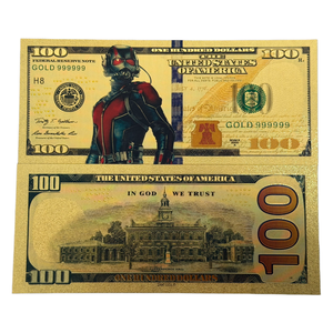 21 Model Uang Kertas Peringatan Pahlawan Super Amerika Berlapis Emas 24K untuk Koleksi - Product Image 4
