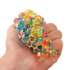 Most Popular TPR Mesh Grape Water Beads <b>Squishy</b> Balls Slow Return Hand Exercise Squeeze Stress Relieve Toys for Kids and Adults - Product Image 2