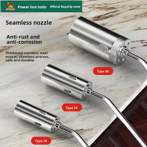 Pistolet à flamme à gaz liquéfié Lion puissant étanche résistant aux hautes températures usage industriel torche électronique en acier inoxydable - Product Image 2