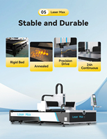 Machine de découpe laser à fibre 4015 CNC pour tôles métalliques et acier