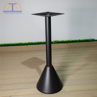 Pied de meuble en acier vintage de style victorien antique moderne et robuste pour table à manger en métal