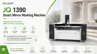 Machine de marquage laser JQLASER pour verre, machine de gravure laser avec grande surface de travail, modèle 1390, puissance optionnelle