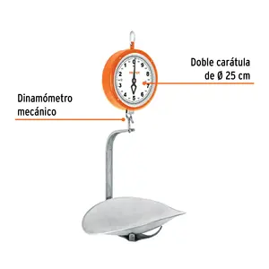 Báscula Colgante Mecánica BOX 1, Capacidad de 10 kg, TRUPER - Product Image 2
