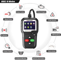 Escáner Automotriz OBD2 KW680 KONNWE, Herramienta de Diagnóstico de Automóviles, Analizador de Motor, Multi-idioma
