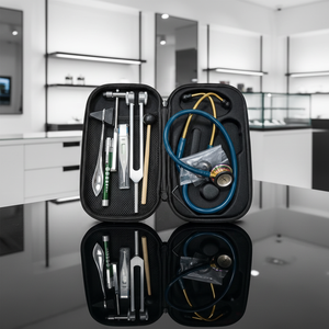 Ensemble de stéthoscopes classiques High Acoustic Classic III, stéthoscope médical portable à double fréquence avec étui de rangement, diagnostic pour médecins et infirmières - Product Image 2