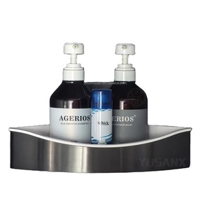 Modernes ABS-Regal für Badezimmer zubehör SUS304 Stahl Shampoo Lager regal Eck regal Art Corner Barrel Abnehmbares Eck regal - Product Image 1