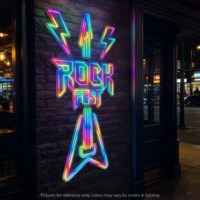 Enseigne néon irisée RVB, décoration pour événements et bars, enseigne néon LED, logo de magasin, personnalisation publicitaire