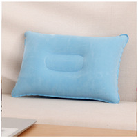 Oreiller de couchage gonflable carré floqué, imperméable et rafraîchissant, en PVC, 200TC, confortable pour l'extérieur (-20~-40°C)