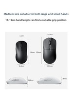 AJAZZ AJ139pro Mouse Gaming Komputer Ringan Paw3395 Nirkabel & Berkabel Mode Ganda untuk Tangan Kanan, Dapat Diprogram, Esports