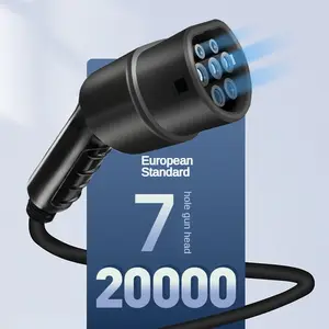 Fabricantes CE nueva Pila de carga de vehículos de energía hogar coche estándar europeo AC enchufe y carga 32A pila de carga