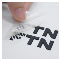 Parche de Silicona Brillante 3D con Transferencia de Calor para Logotipo Etiqueta de Goma de Silicona para Serigrafía en Camisetas