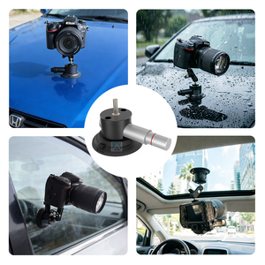 Support de caméra d'<span class=keywords><strong>action</strong></span> pour moto Altowell de qualité industrielle, ventouse à vide robuste de 3 pouces, pompe manuelle, alliage d'aluminium, silicone - Product Image 2