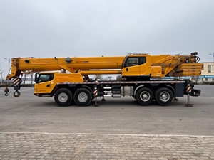 Grúa sobre camión usada de alta calidad XCT80l5 de 80 toneladas, grúa telescópica hidráulica usada QY80K para uso industrial. - Product Image 5