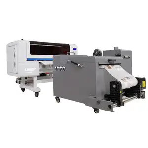 6 Kleuren A3 A4 30Cm Dtf Printer A3 Xp600 I3200 Hoofd Dtf Print En Poeder Dyer Machine T-Shirt Drukmachine