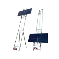 Échelle de chargement Stonimage en acier avec treuil électrique pour panneaux solaires, idéale pour la construction de toitures