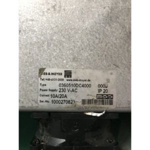 ไดรฟ์ Sinudyn-36 สำหรับ SIEB&MEYER รุ่น 0360510DC4000 - Product Image 3