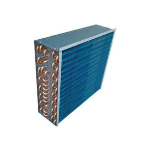 مبادل حراري لثلاجة وسخان هواء، ملف تبريد للماء الساخن، ملف تبريد نحاسي بأنابيب نحاسية وزعانف ألومنيوم زرقاء، مكثف جاف، ملف تبخير - Product Image 5