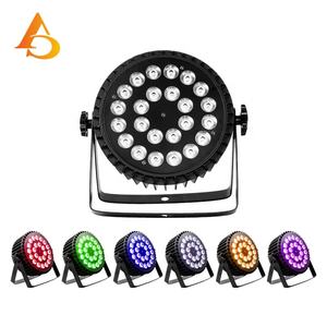 Luz LED Par Personalizable 24x18w RGBWA UV 6 en 1 DMX de Aluminio - Product Image 1