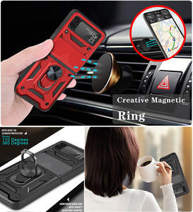 Étui de téléphone portable double couche, magnétique, résistant aux chocs, assemblage d'anneau, pour Samsung Galaxy <span class=keywords><strong>Z</strong></span> pliable <span class=keywords><strong>3</strong></span> 5G - Product Image 3