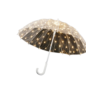 โคมไฟระย้าร่ม LED สีทองเมทัลลิกทันสมัยแบบขายส่ง - โคมไฟเพดานสำหรับตกแต่ง<span class=keywords><strong>ฉาก</strong></span>หลัง<span class=keywords><strong>เวที</strong></span>งานแต่งงานและห้องโถง - Product Image 1