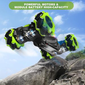 DISPONIBILE HOSHI 2XBATTERY 1611 Auto Acrobatica 1/24 Mini Auto Stunt 2.4Ghz 4WD con Controllo a Sensore di Gesto e Rotazione a 360 Gradi - Product Image 5