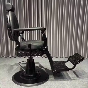 Sillón de Barbería Hidráulico Vintage de Alta Resistencia - Sillón de Peluquería Reclinable - Product Image 2