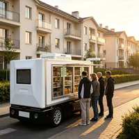 Food Truck à démarrage rapide - Camion de restauration rapide et de hamburgers disponible à la vente à tout moment, personnalisable et conduisable