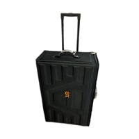 Malette de rangement de lunettes de soleil EVA, valise de stockage de grande capacité, valise à roulettes avec impression personnalisée, en promotion