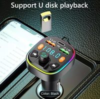Prix de gros BT lecteur MP3 avec affichage numérique chargeur de voiture Pd charge rapide allume-cigare