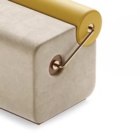 Nordique moderne personnalisé tissu maison salon canapé pied tabouret Villa carré Pouf pouf chambre lit banc maquillage tabouret