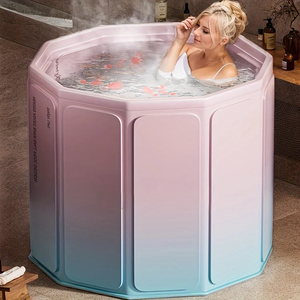 Baignoire gonflable portable en PVC Vanace, durable, pour douche extérieure, bain froid, bain de glace, 250L - Product Image 5