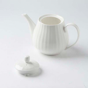 Set da Caffè e Tè in Fine Porcellana Bone China, Design Personalizzato con Caffettiera in Rilievo per Negozi - Product Image 3