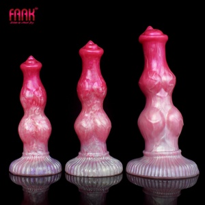 Multi Color Dog <b>Dildo</b> Silicone Anal Beads With Sucker Adult 18 Butt Plug Female Massage Strapon <b>Dildo</b> for Women - Product Image 1