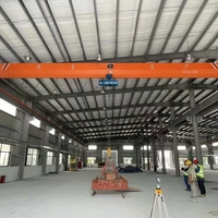 Pont roulant commercial personnalisable, capacité de charge maximale de 10 tonnes, hauteur de levage de 30 m, motorisé, portée de 20 m