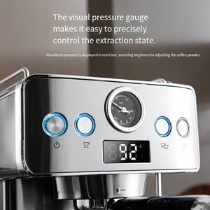 Cafetera Eléctrica Semiautomática Pequeña <span class=keywords><strong>para</strong></span> Uso Doméstico, con Vaporizador de Leche, de Acero Inoxidable, <span class=keywords><strong>para</strong></span> Hogar y Oficina, 3-5 Tazas, 1150W - Product Image 5